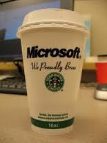 A Nice combination of two Pacific Northwest companies:  Microsoft & Starbucks