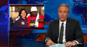 The story was even picked up by Jon Stewart and "The Daily Show."